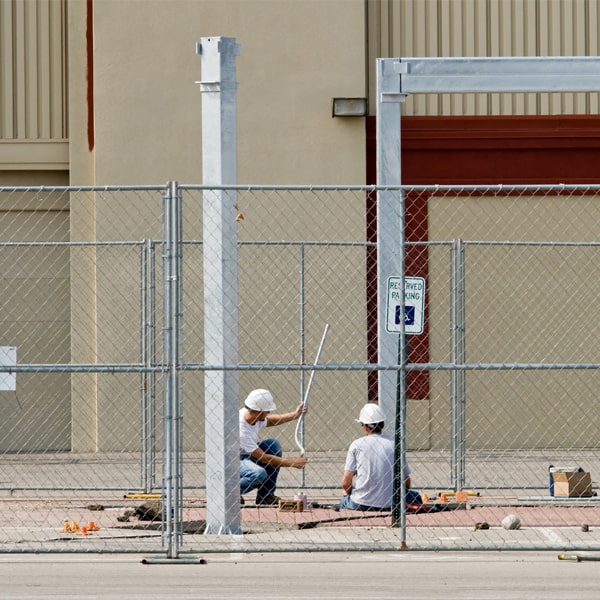 how long can i lease the temporary fence for my building site or event in Saddle Rock Estates